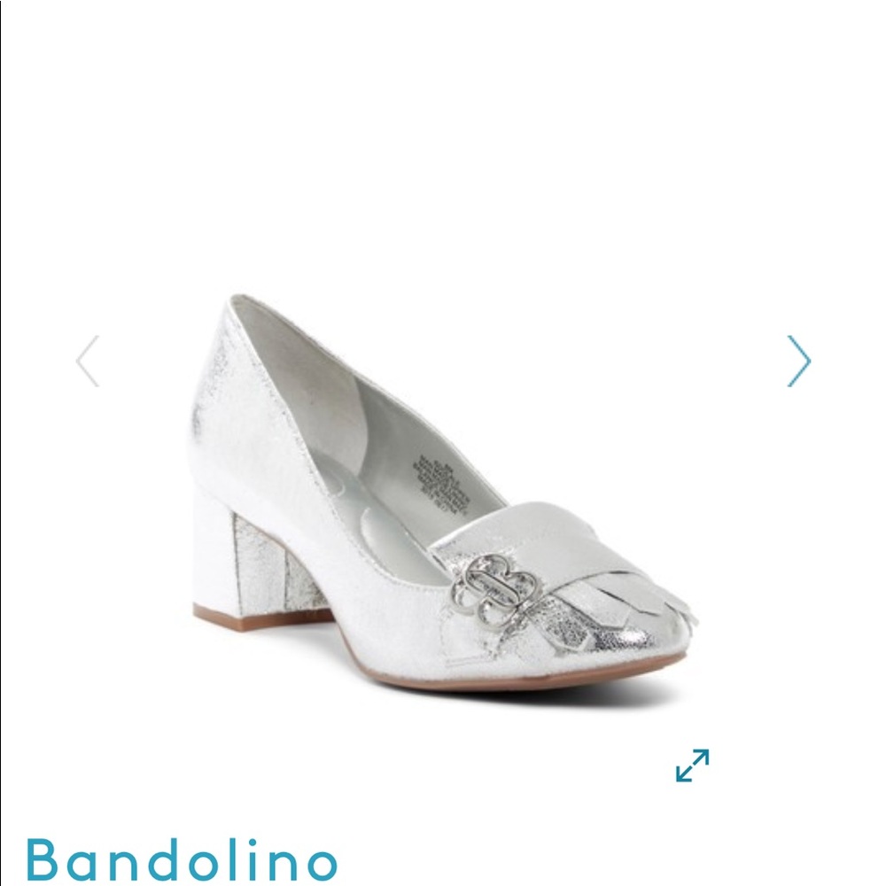 Brand New Bandolino Silver Shoes